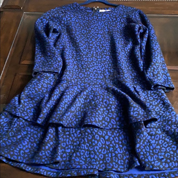 Michael Kors Women's Cheetah Jacquard Tier Dress. - Picture 4 of 8